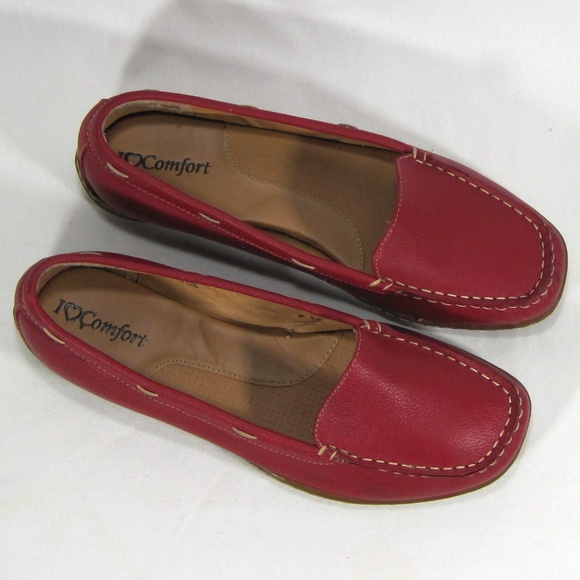 I Love Comfort Red MADDY Slip-On Loafers Size: 9M - Picture 5 of 8